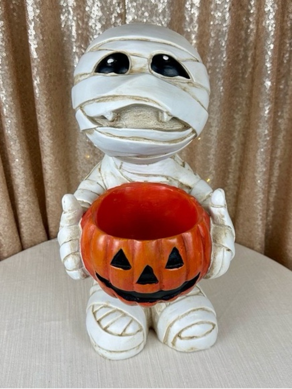 Marvin the Mummy Figure Halloween Candy Bowl